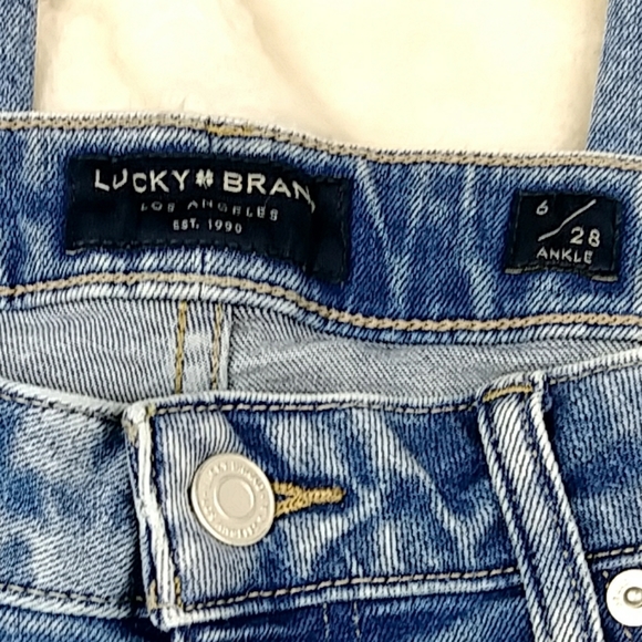 Lucky Brand Low Rise Skinny Lolita Raw Hem Jeans - Picture 10 of 11